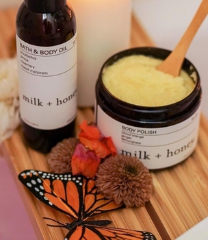 Milk + Honey Profile Background
